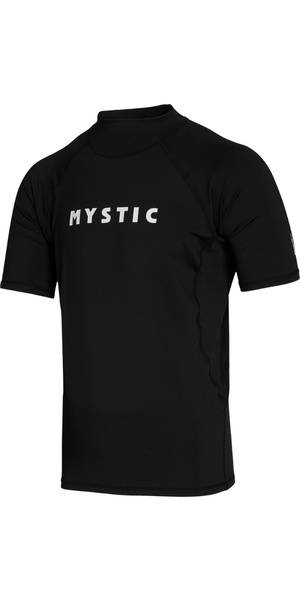 2026 Mystic Mens Star Short Sleeve Rash Vest 35001.240164 - Black